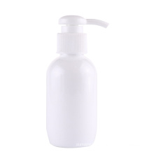 Free Sample White Empty 100ml 120ml 200ml Lotion Bottle Round Square Plastic PET Shampoo Liquid Soap Bottles with Pump